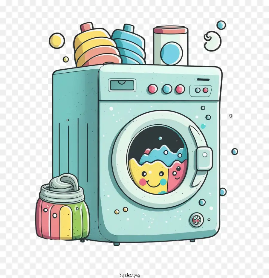 Cartoon Máquina De Lavar Roupa，Máquina De Lavar Roupa PNG