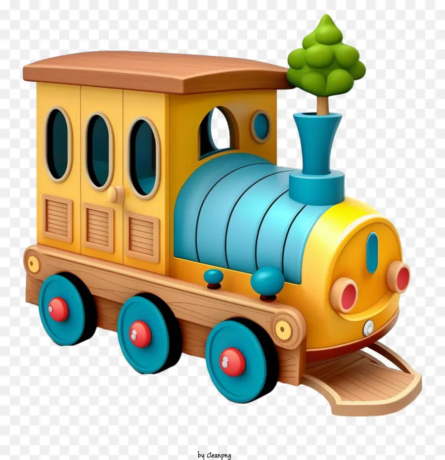 Brinquedo De Madeira Do Comboio，Trem De Madeira PNG