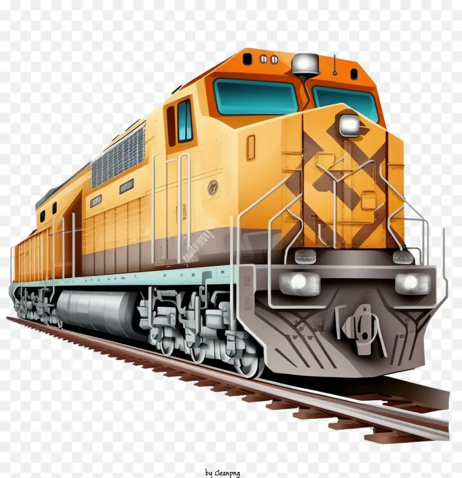 Carga De Trem，Trem De Carga De Desenhos Animados PNG