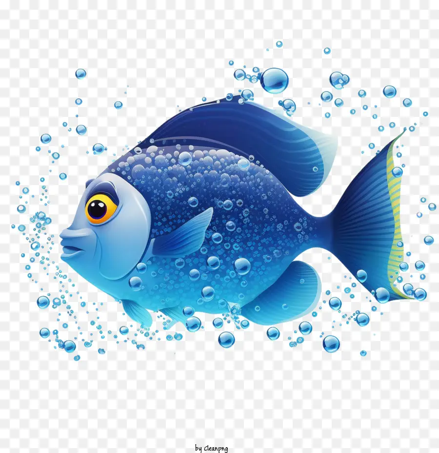 Cartoon Dory Fish，Peixe Azul Dory PNG