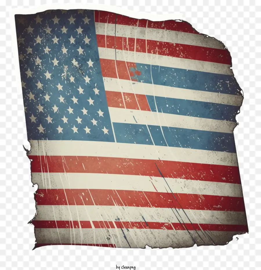 Bandeira Americana Vintage，Bandeira Dos Eua Vintage PNG