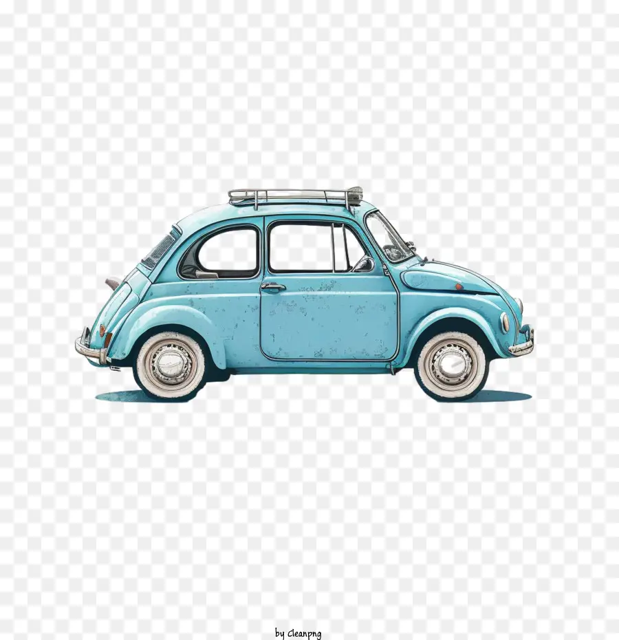 Carro Bonito，Carro Azul PNG