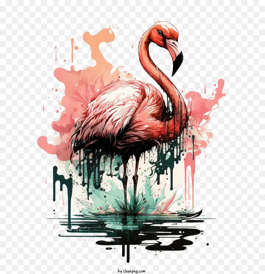 Flamingo De Quadrinhos，Flamingo PNG