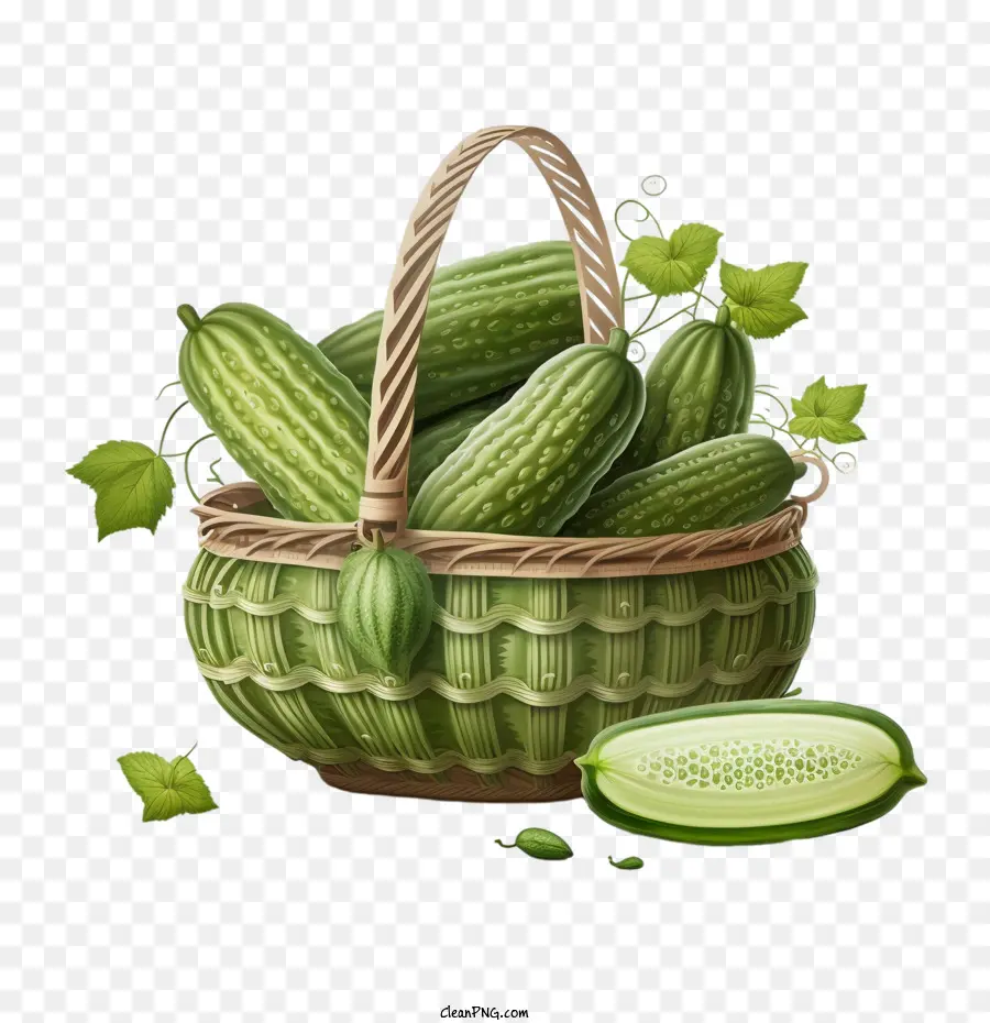 Pepinos Verdes，Pepinos Frescos PNG