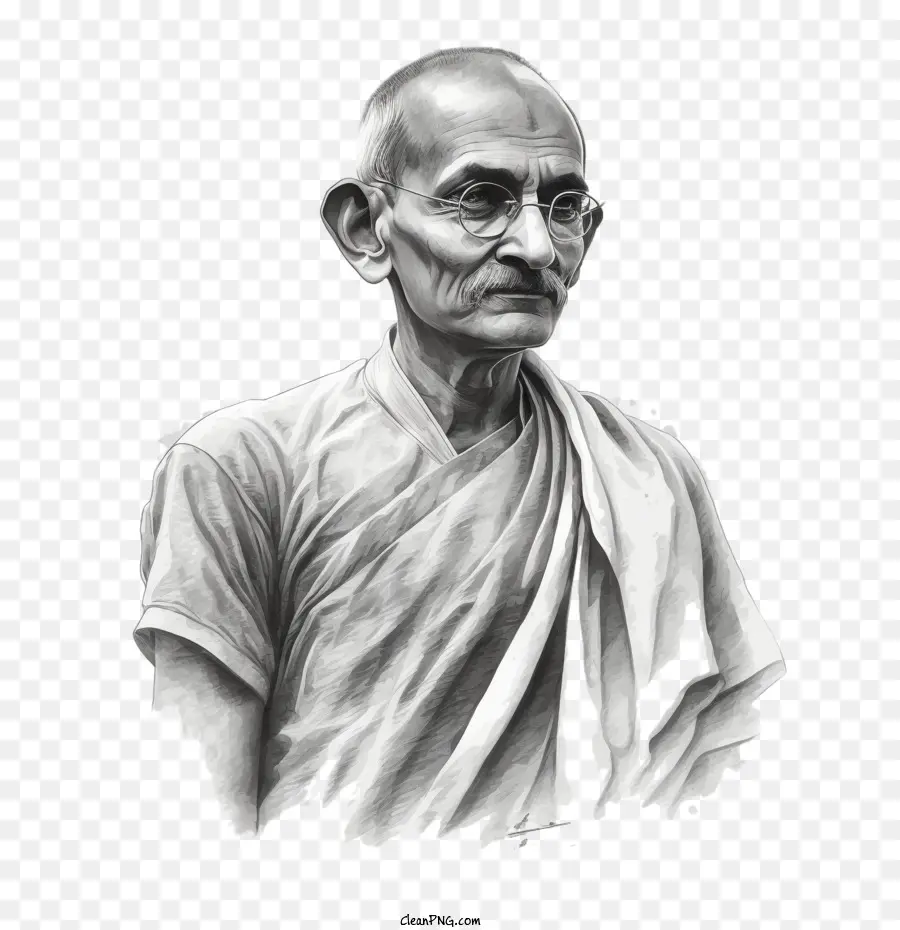 Gandhi Jayanti，Homem Idoso PNG