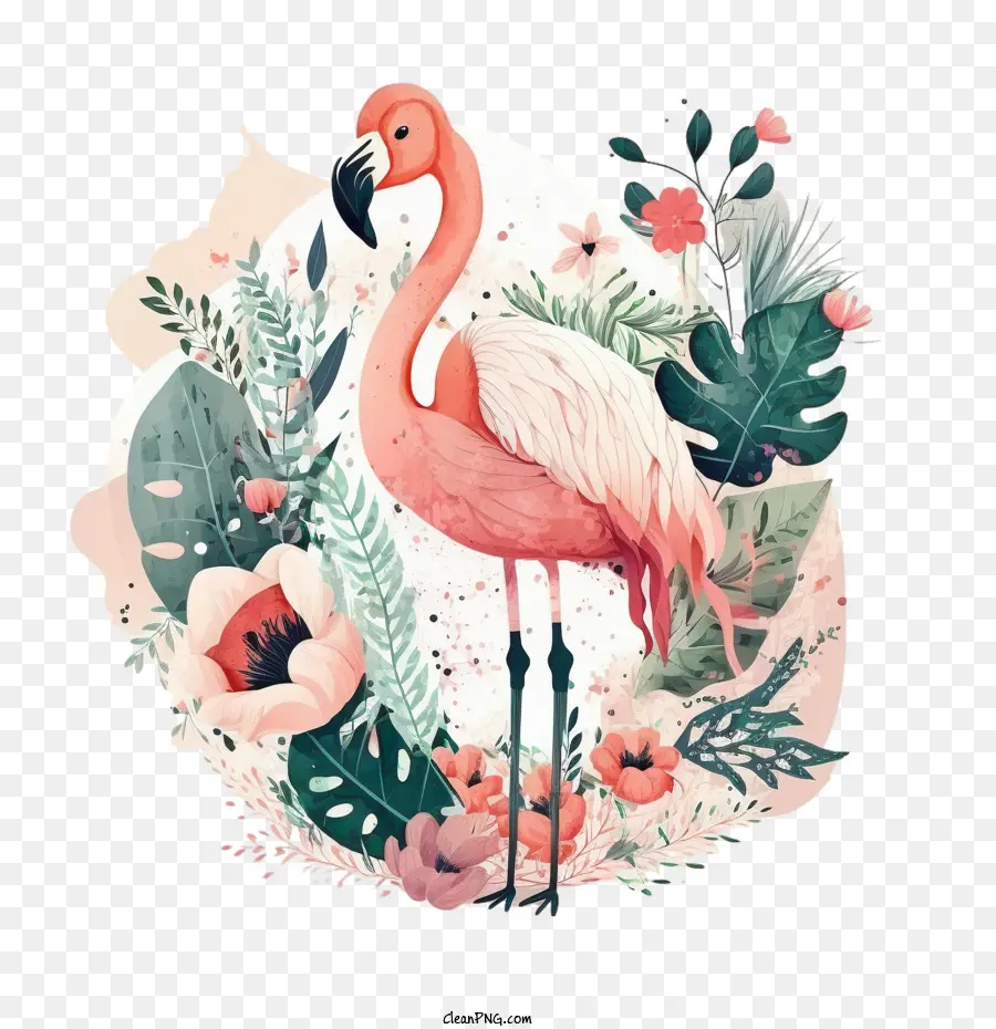 Flamingo，Flamingo Fofo PNG