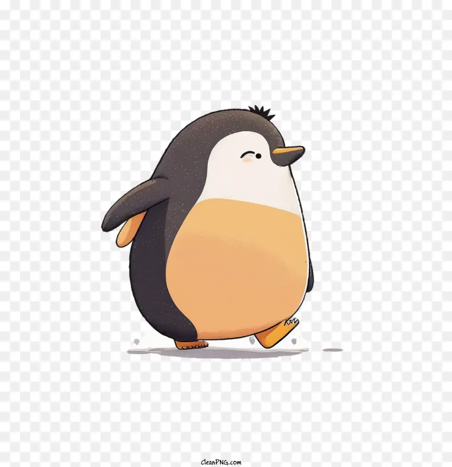 Cartoon Penguin，Bebê Pinguim PNG