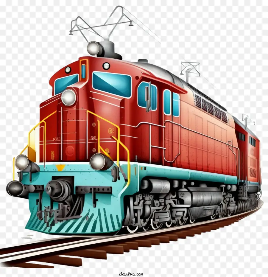 Trem Ferroviário，Cartoon De Trem PNG