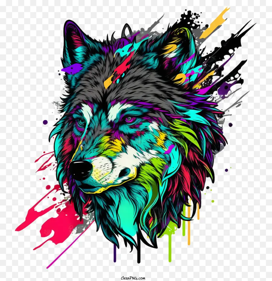 Cores Do Lobo Dos Anos 90，Lobo PNG