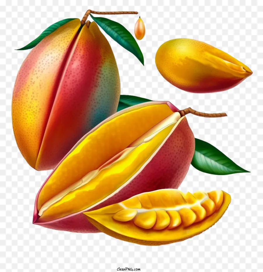 Mango，Aquarela Mango PNG