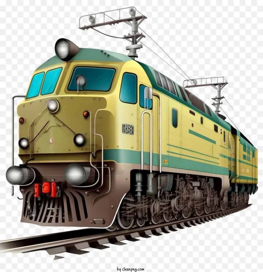 Trem Ferroviário，Cartoon De Trem PNG