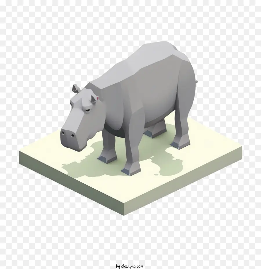 Micro Animação Hippo，Hippo PNG