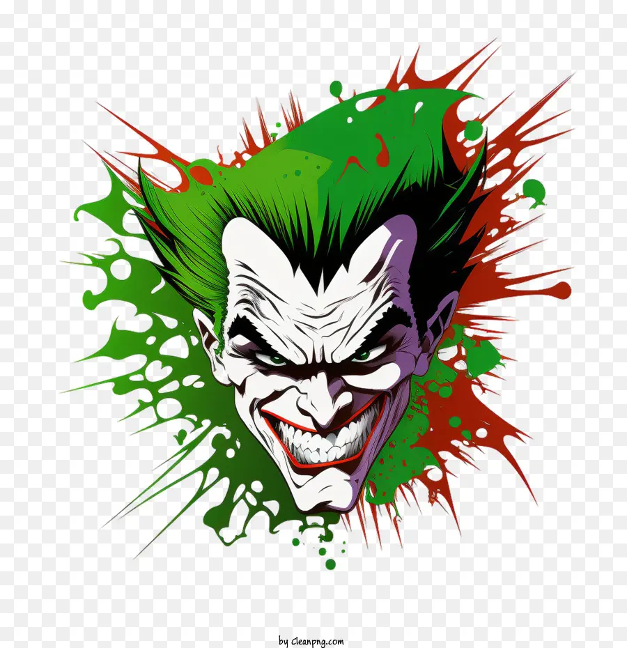 Joker Irritado，Palhaço Homem PNG