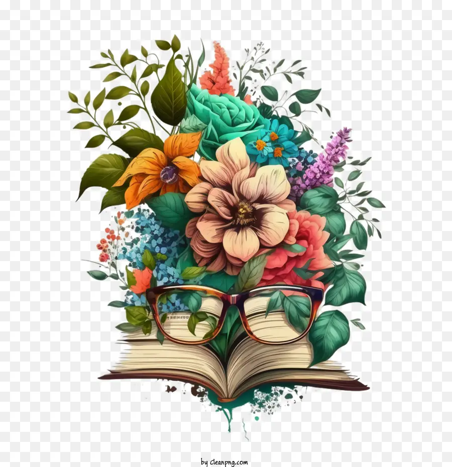 Livro Flores，Flores PNG
