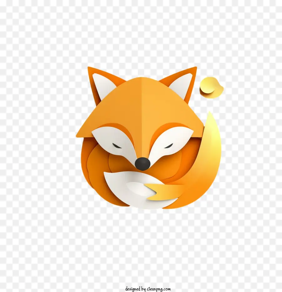 Raposa Fofa，Emoji De Raposa PNG