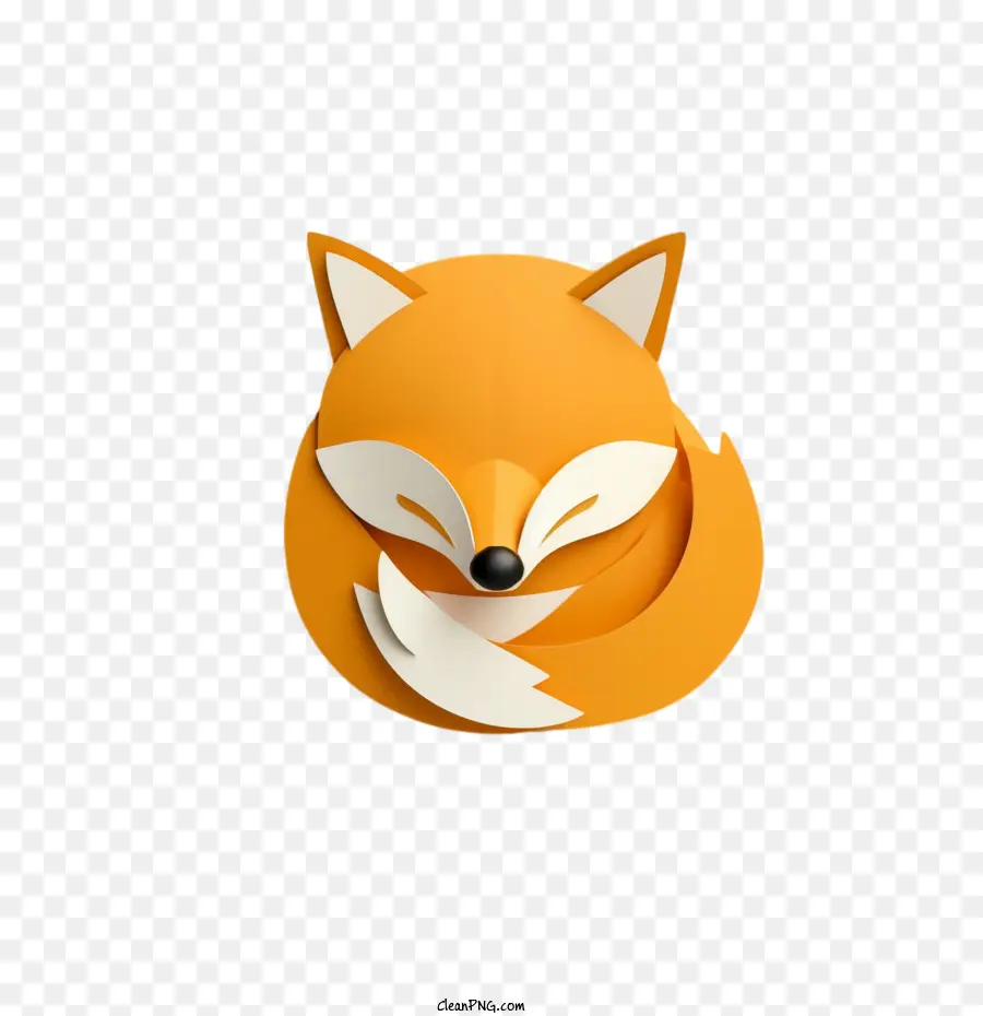 Raposa Fofa，Emoji De Raposa PNG