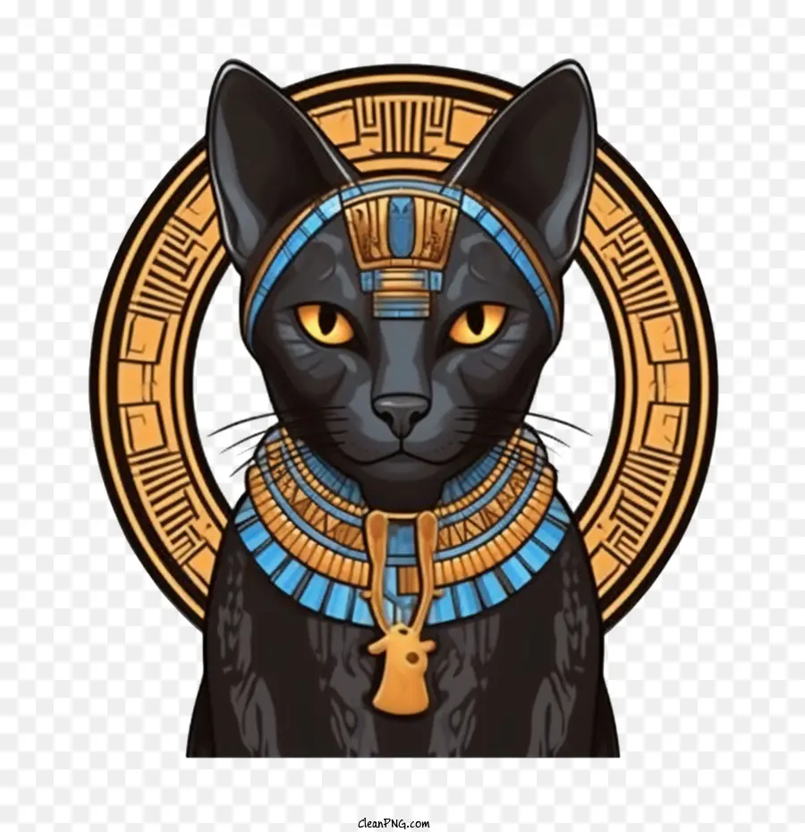Gato Preto Antigo，Egito Black Cat PNG