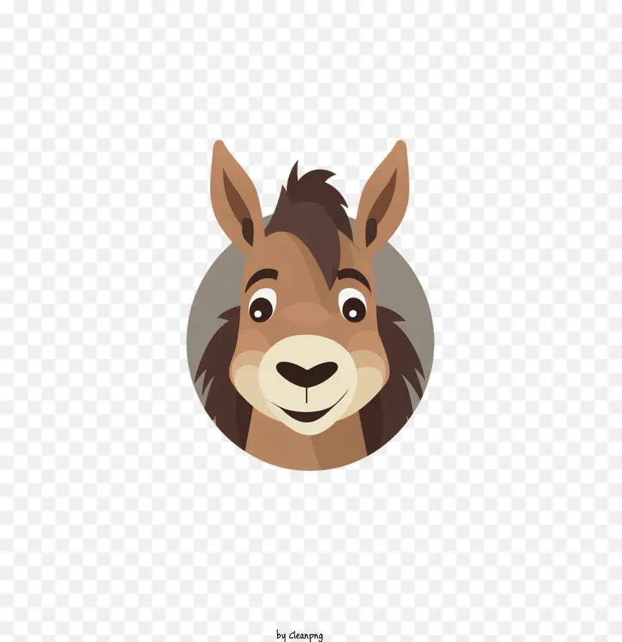 Bonito Burro，Donkey Emoji PNG