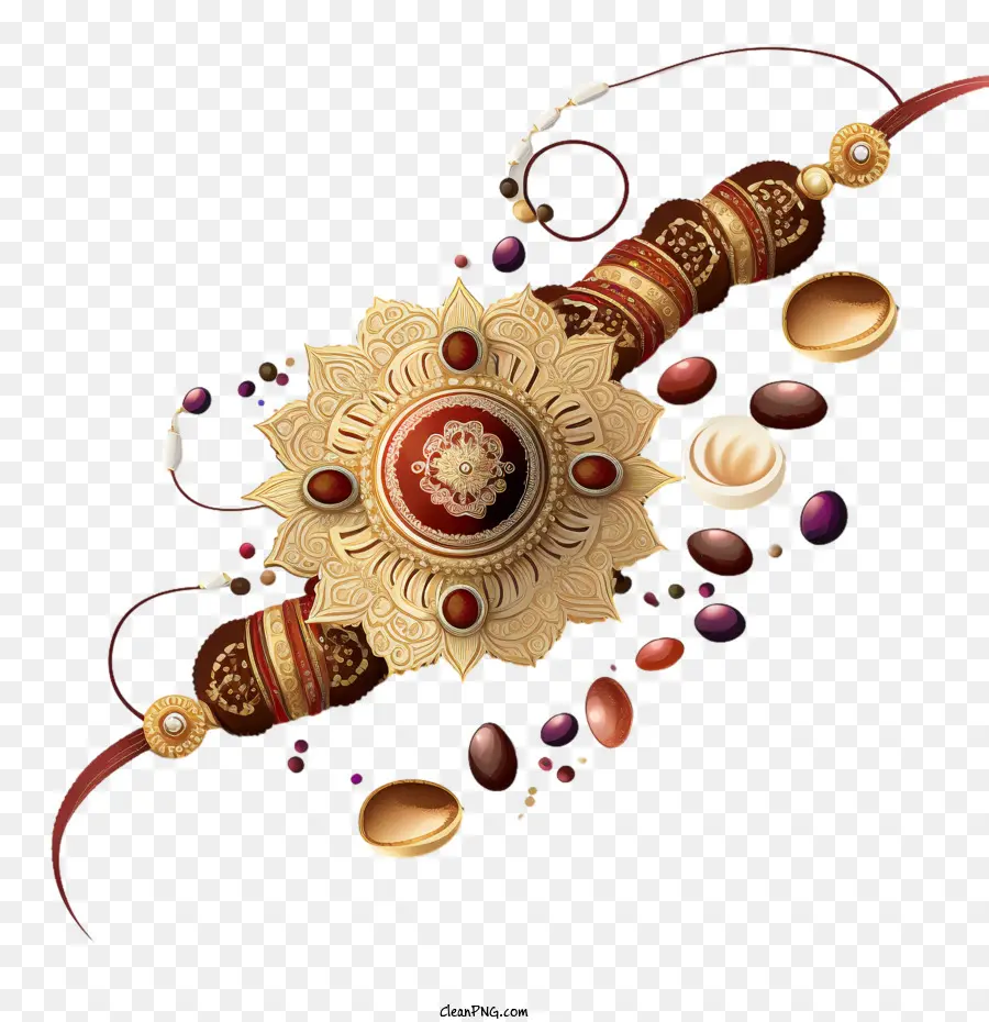 Raksha Bandhan，Rakhi Decorativo PNG