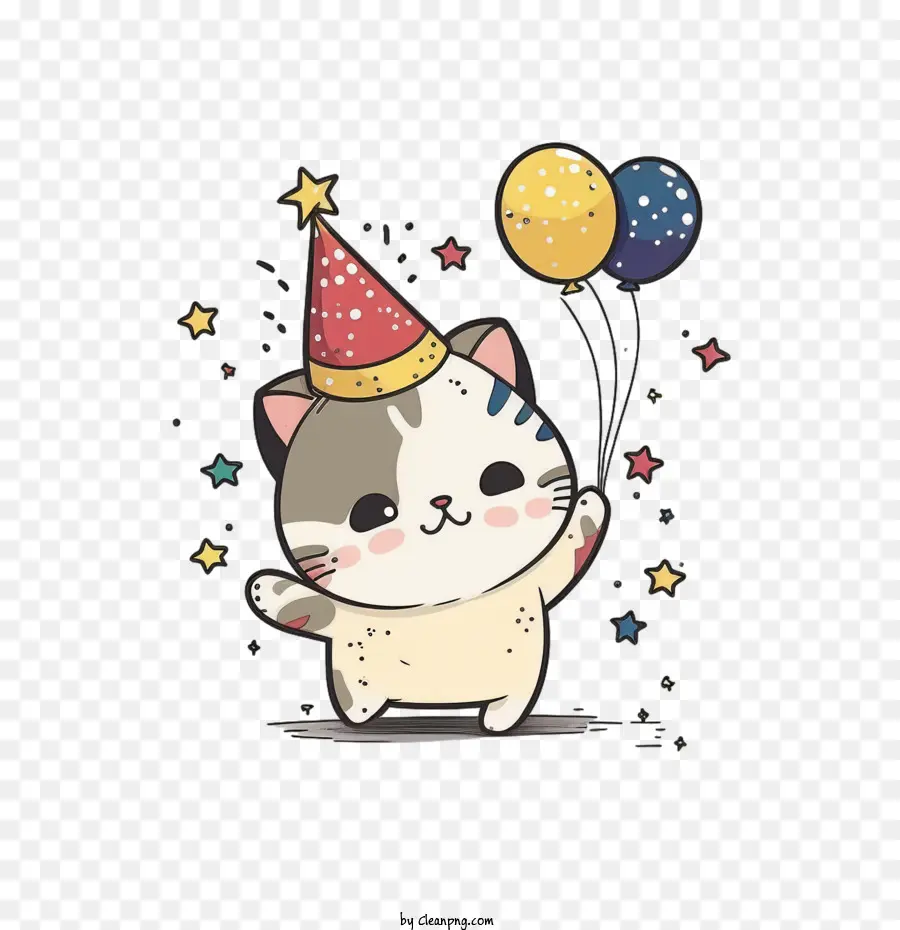 Gato De Desenho Animado，Gato Fofo PNG