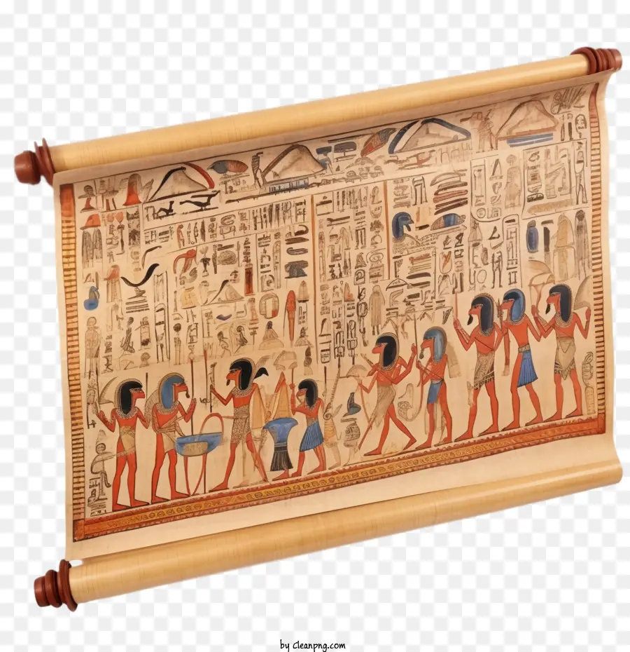 Pergaminho De Papiro Antigo，Papyrus Scroll PNG