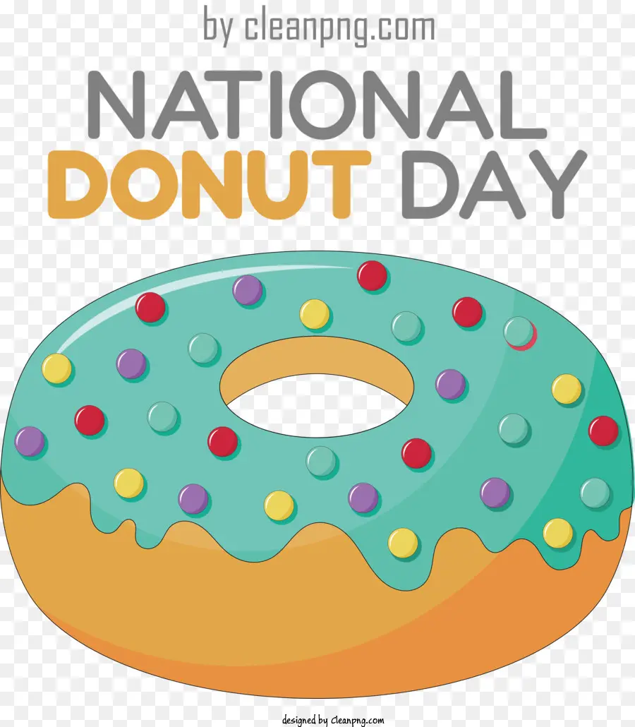 Dia Nacional Da Donut，Nacional De Rosca Dia PNG