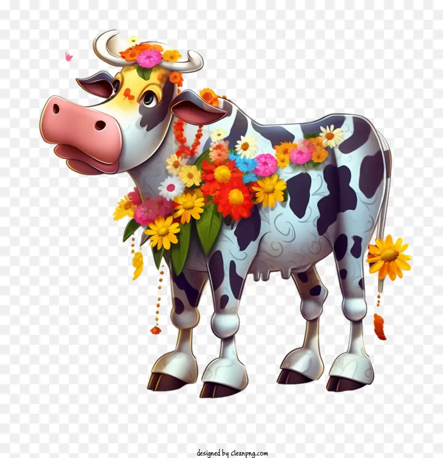 Cow，Vaca Malhada PNG