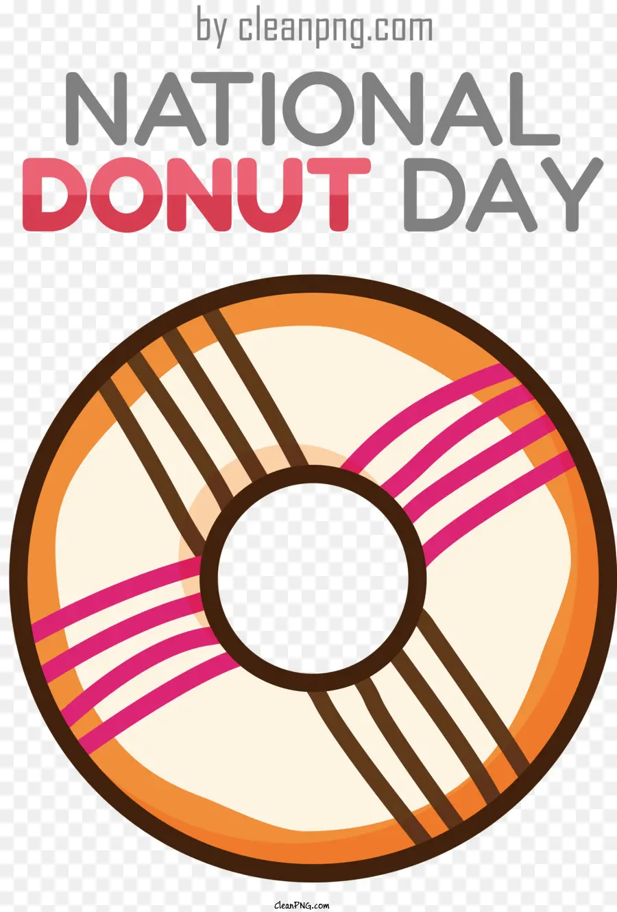 Dia Nacional Da Donut，Nacional De Rosca Dia PNG