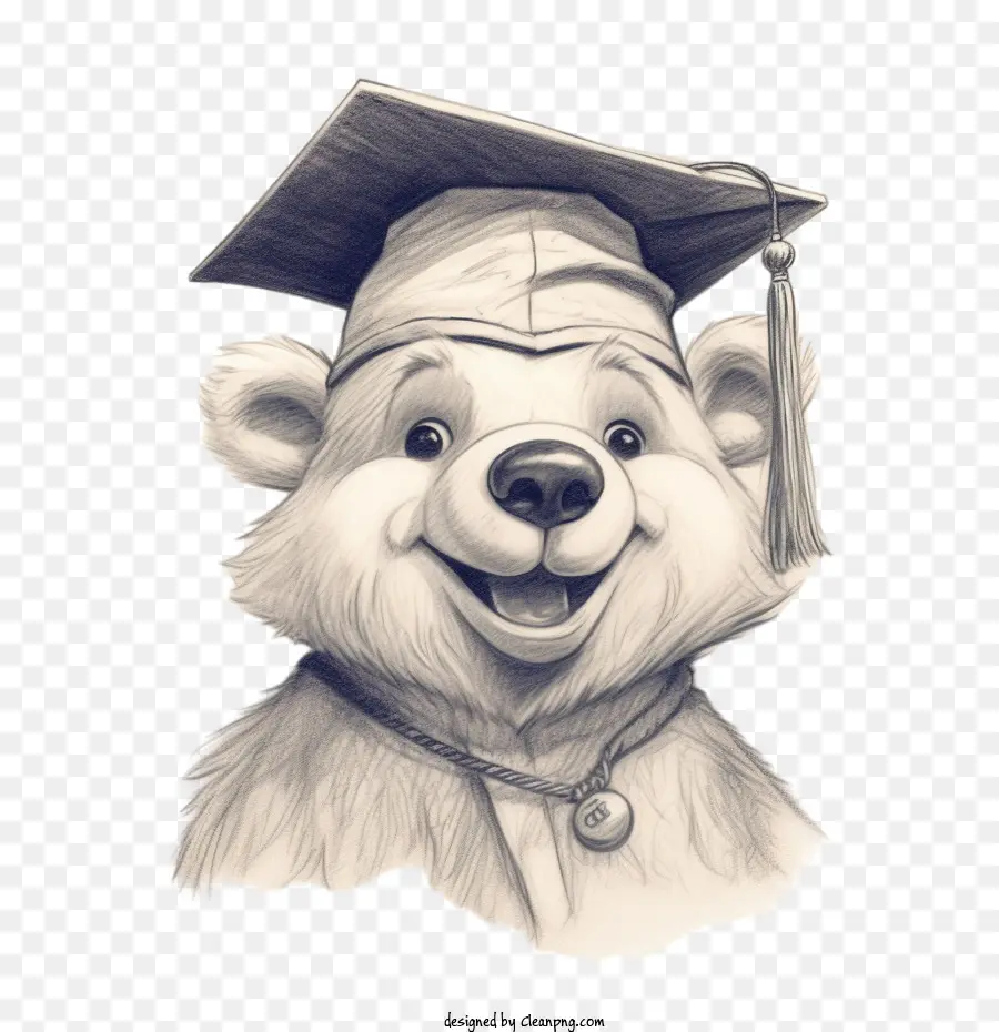 Graduação Pac，Desenho Animado Do Urso PNG