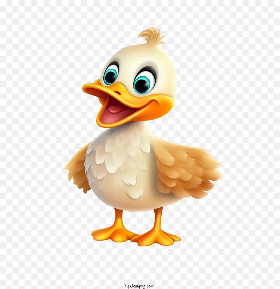 Bonito Pato，Dos Desenhos Animados De Pato PNG