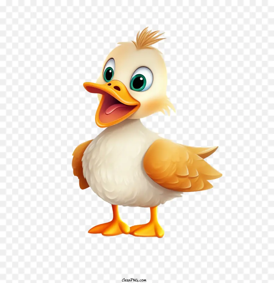 Bonito Pato，Dos Desenhos Animados De Pato PNG