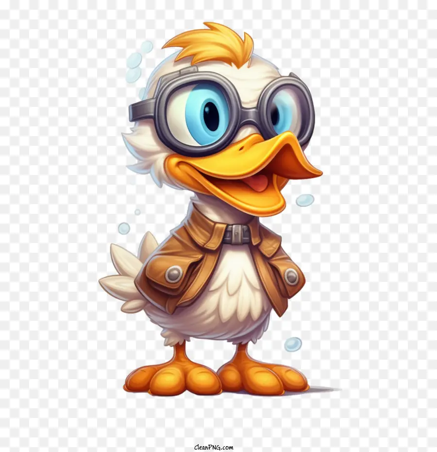 Bonito Pato，Dos Desenhos Animados De Pato PNG