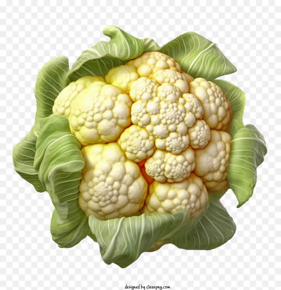 3d Cauliflower，Couve Flor PNG