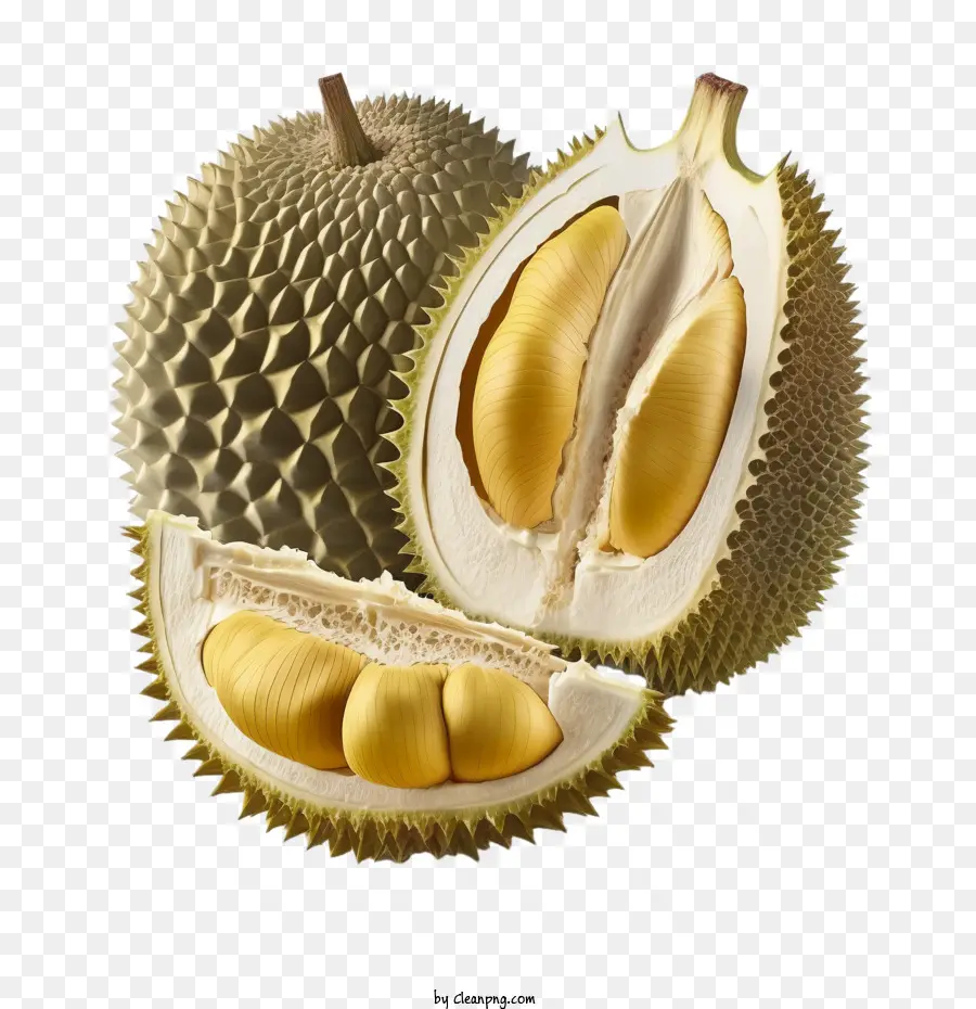 Durião，Durian Modelo 3d PNG