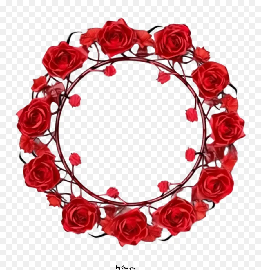 Rose Quadro，Floral Moldura PNG