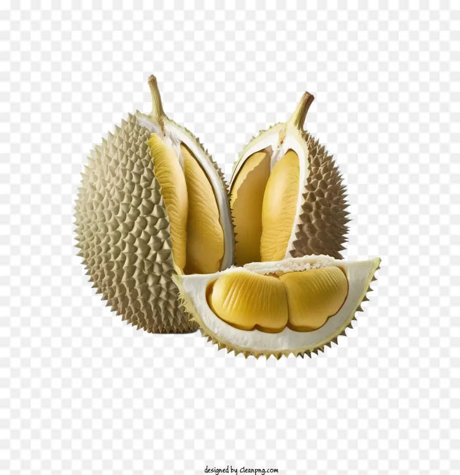 Durião，Durian Modelo 3d PNG