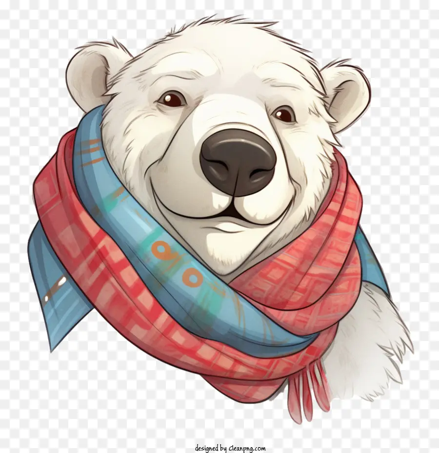 Urso Polar，Lenço PNG