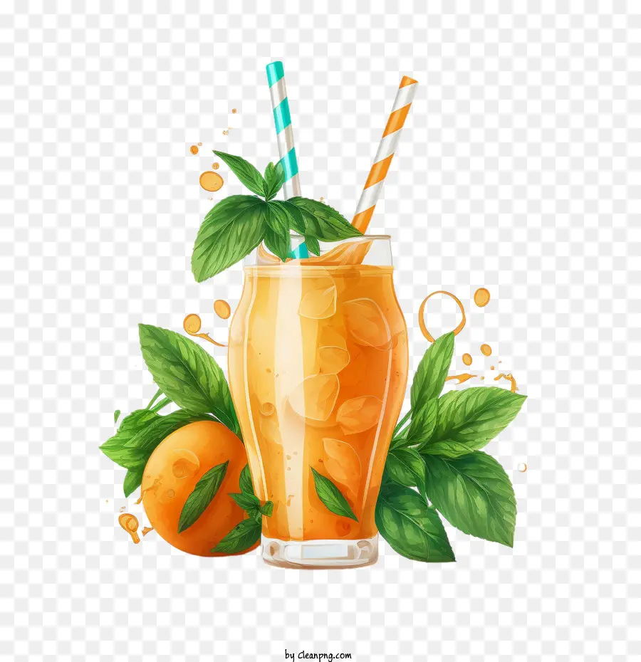 Suco De Laranja，Vidro PNG