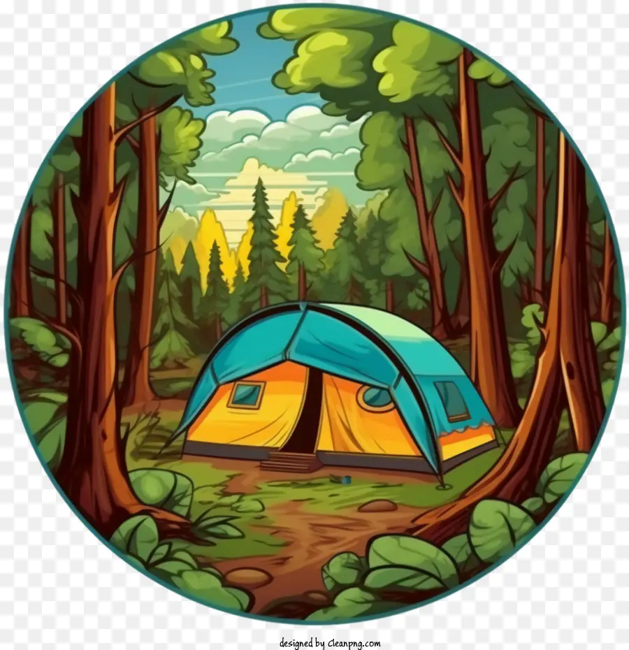 Acampamento，Tenda PNG