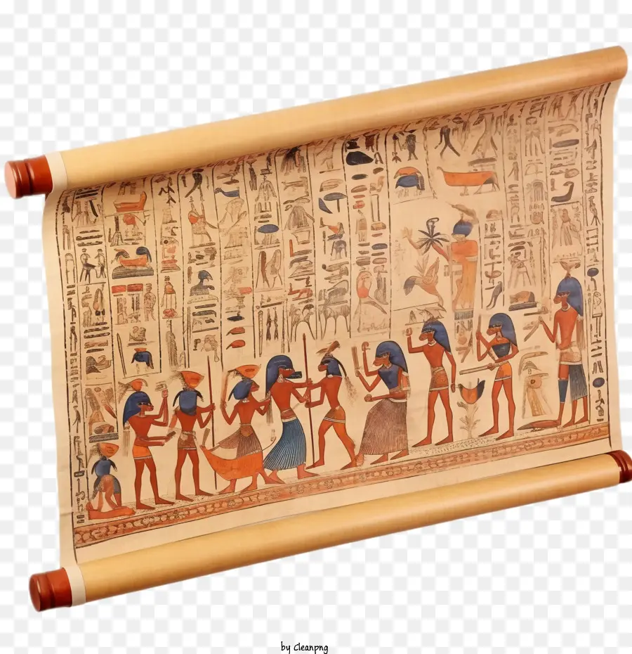 Egito Antigo，Papyrus Scroll PNG