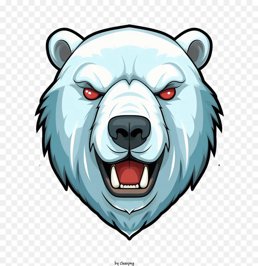 Urso Polar，Urso Polar Irritado PNG