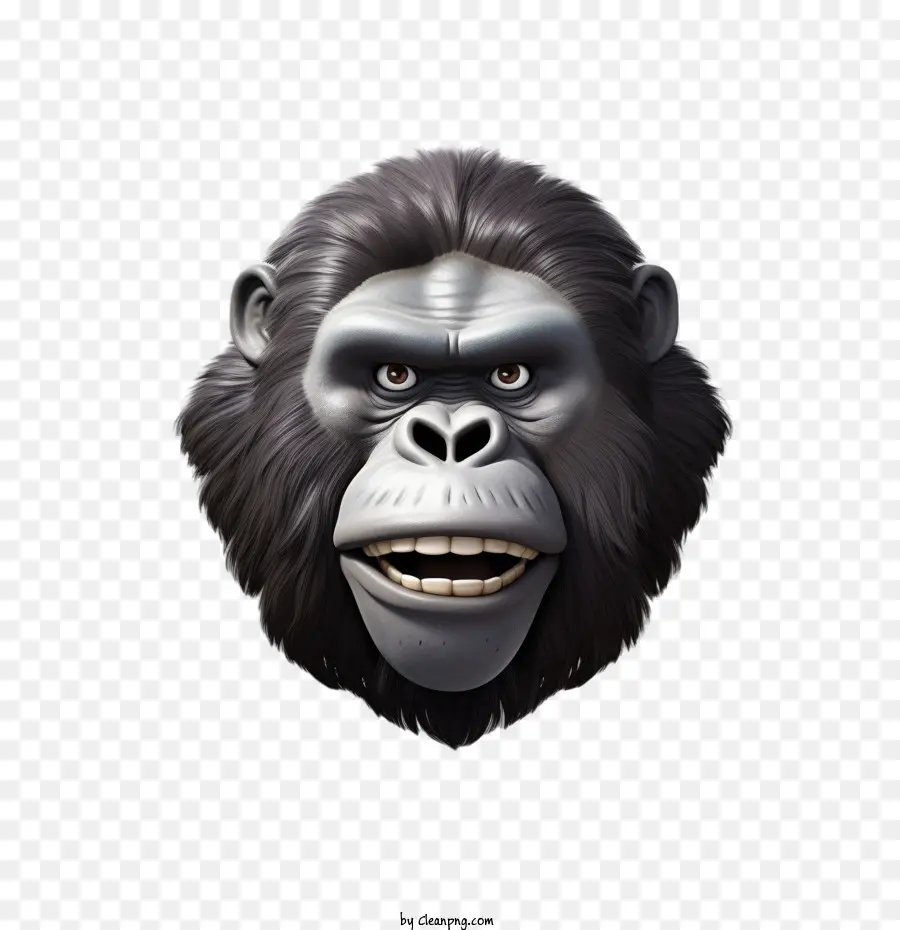 Gorila，Gorila Emoji PNG