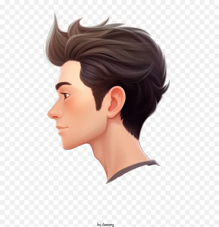 Estilo De Cabelo，Garoto PNG