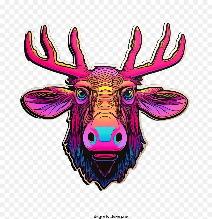 Moose，Colorido PNG