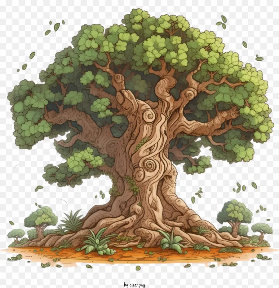 Oak Tree，Folhagem PNG