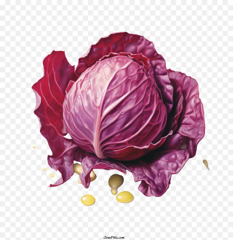 Repolho Vermelho，Vegetais Folhosos PNG