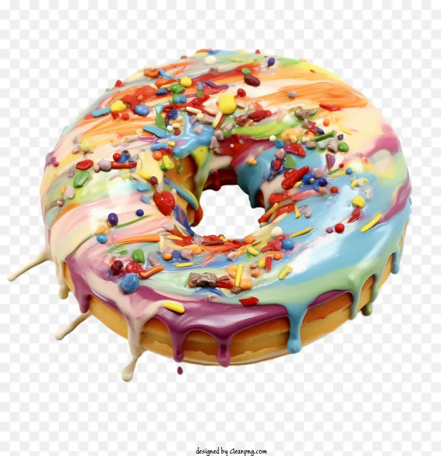 Rosquinha，Rosquinhas Coloridas PNG