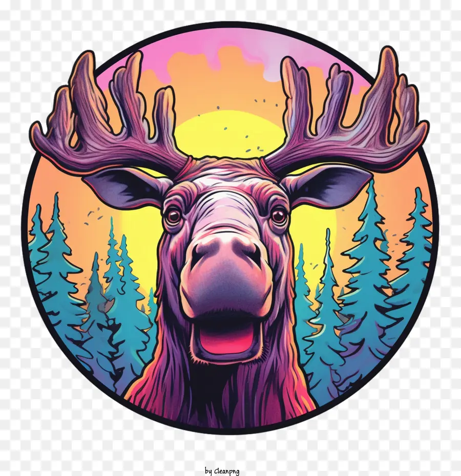 Moose，Moose Emoji PNG