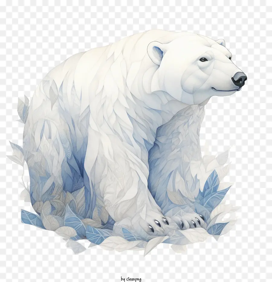 Urso Polar，Neve PNG