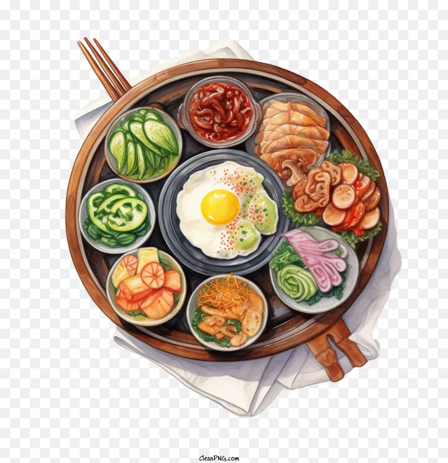 Comida Coreana，Sabores PNG